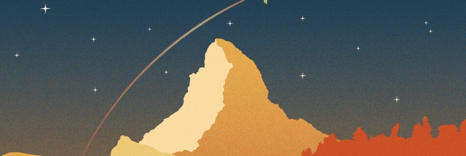 chess satellite over matterhorn