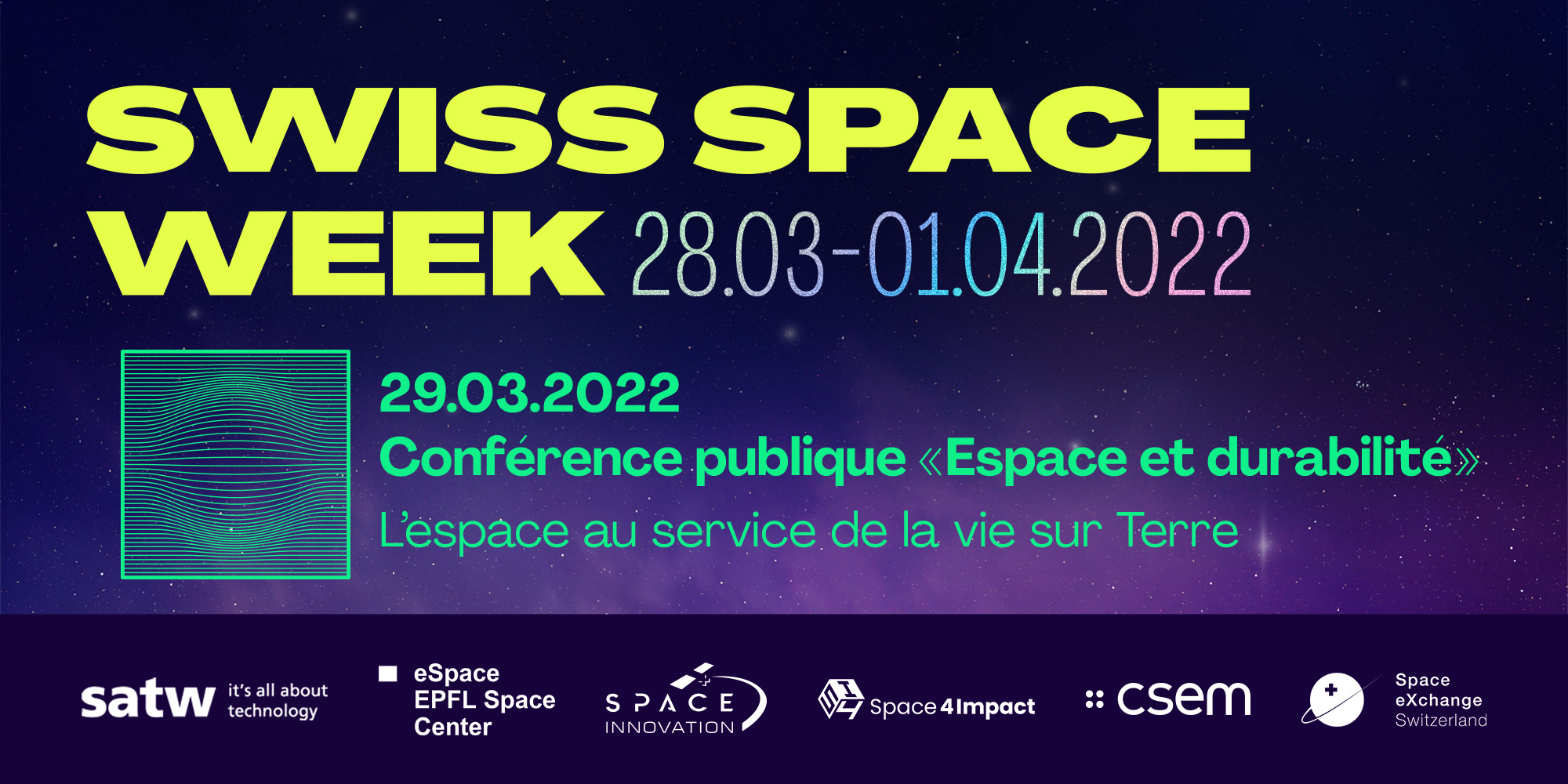 swiss space week conference logo