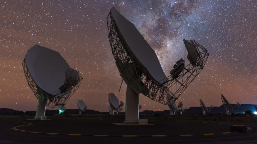 3d animation of the square kilometre array observatory