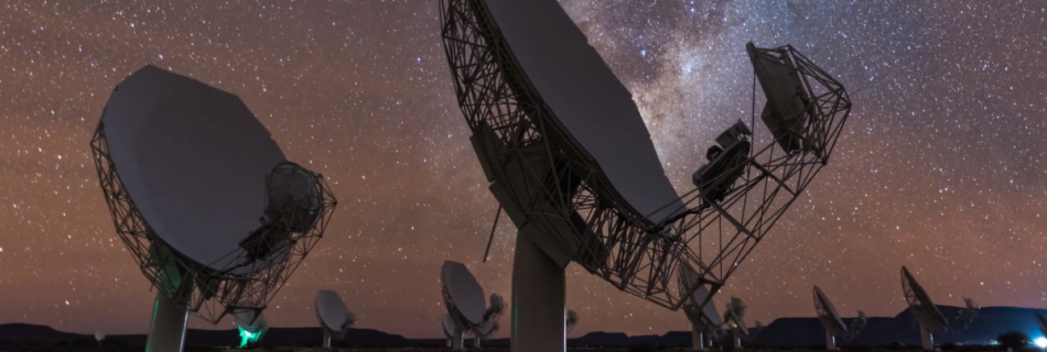 3d animation of the square kilometre array observatory