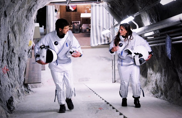 2 analog astronauts discussing