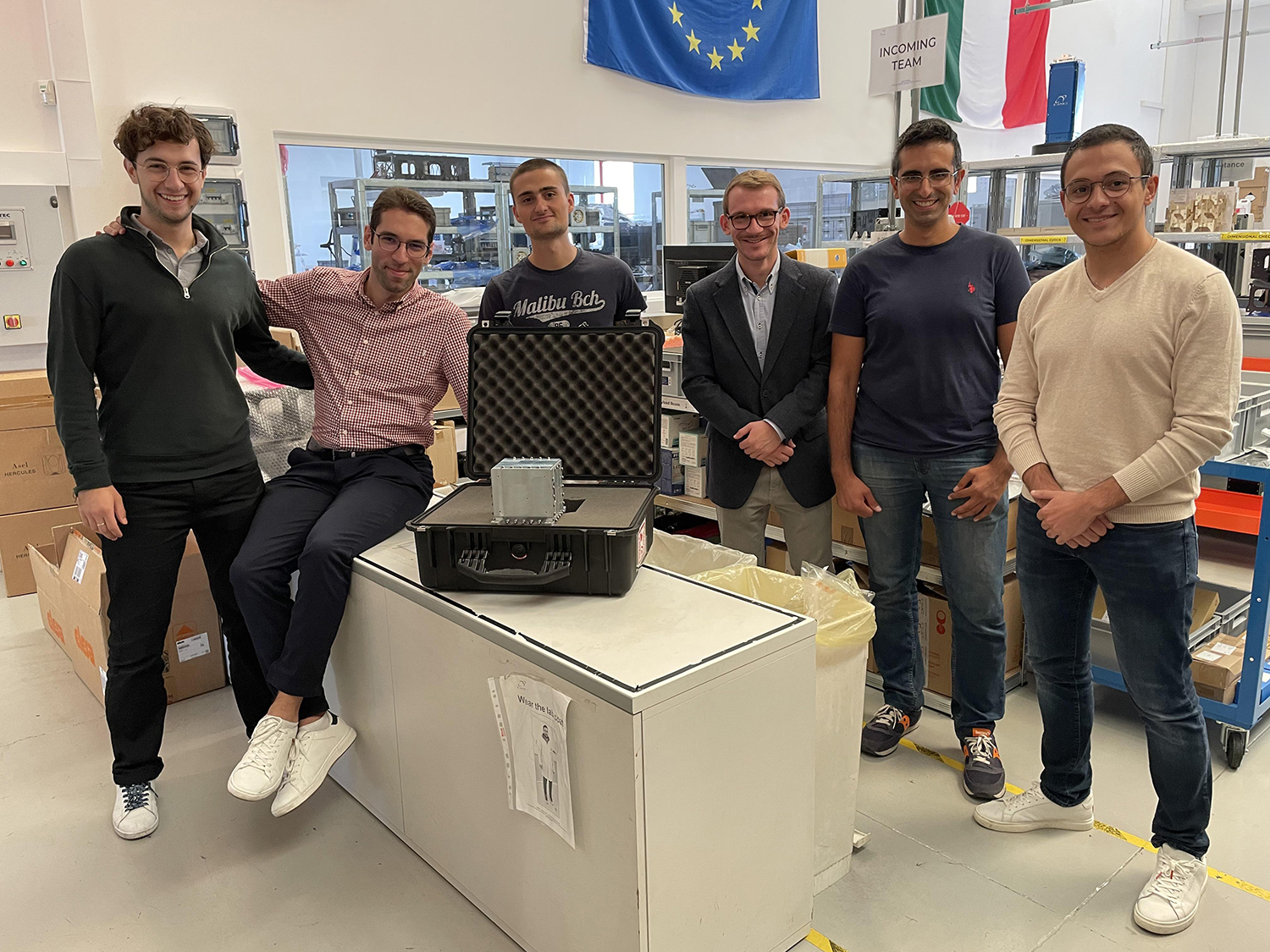 The EPFL SpaceCraft Team in Italy - © 2022 EPFL