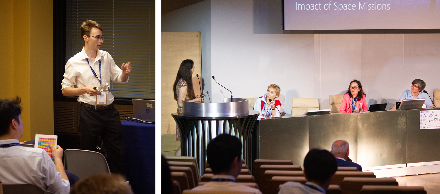Guillaume Hueber presenting / plenary session
