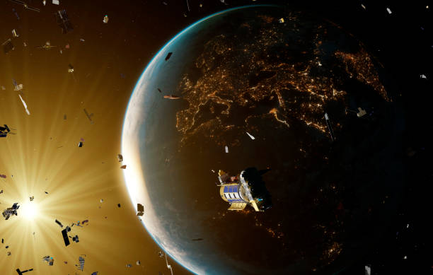 Humans have been sending space probes, satellites and general miscellaneous materials into orbit around our planet since the late 1950s. Most of these remain in orbit even now, having long served their purpose and been deactivated or else damaged beyond repair. As a result the space around the planet - the Low Earth Orbit zone in particular - is extremely crowded and reaching saturation. Each payload we launch increases the likelihood of a collision - and potential disaster